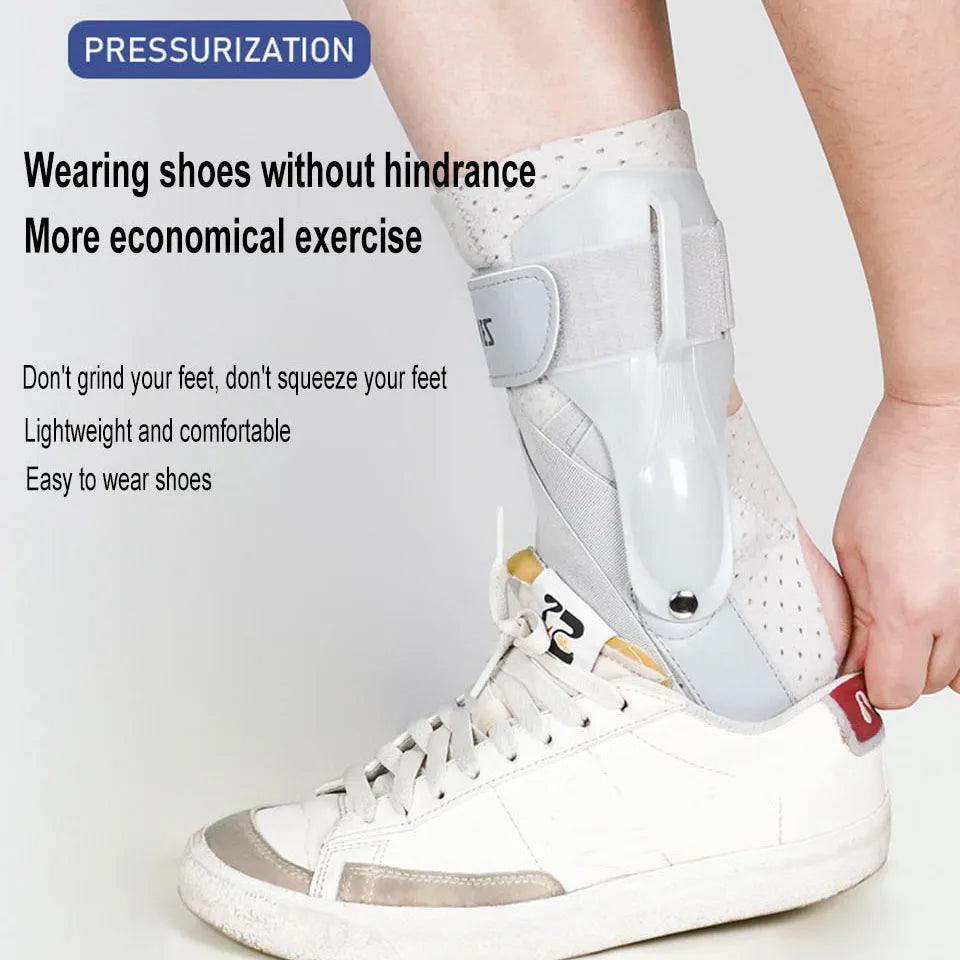 Ankle Brace with Side Stabilizers for Sprains by HitMyNeed