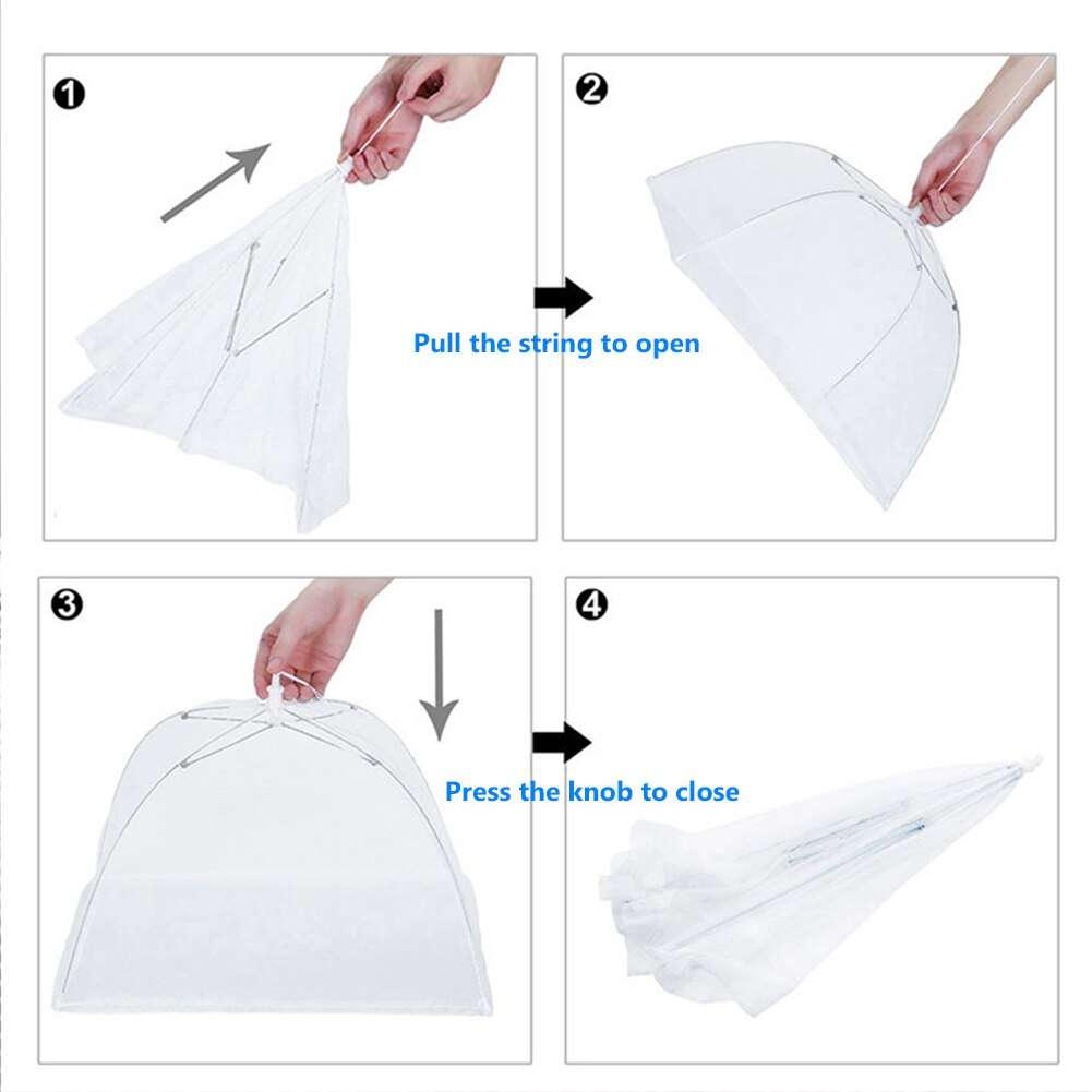Anti Fly Mesh Pop Up Food Cover 45 x 45cm by HitMyNeed