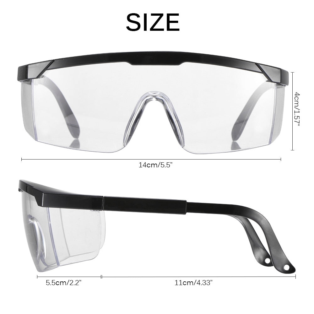 Anti-Fog Safety Goggles with Clear Protective Lenses by HitMyNeed