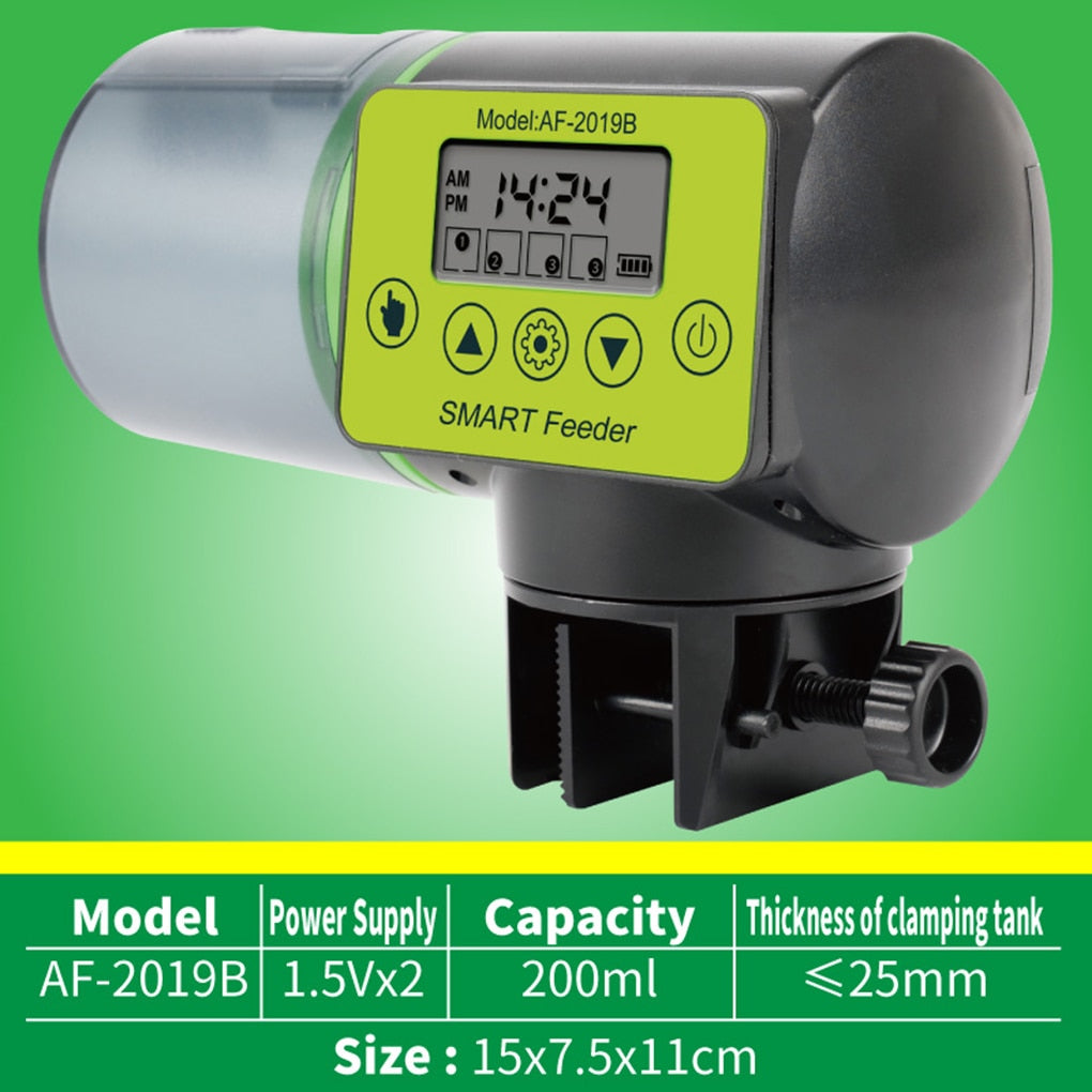 Automatic Fish Feeder Timer Dispenser 0.2L by HitMyNeed