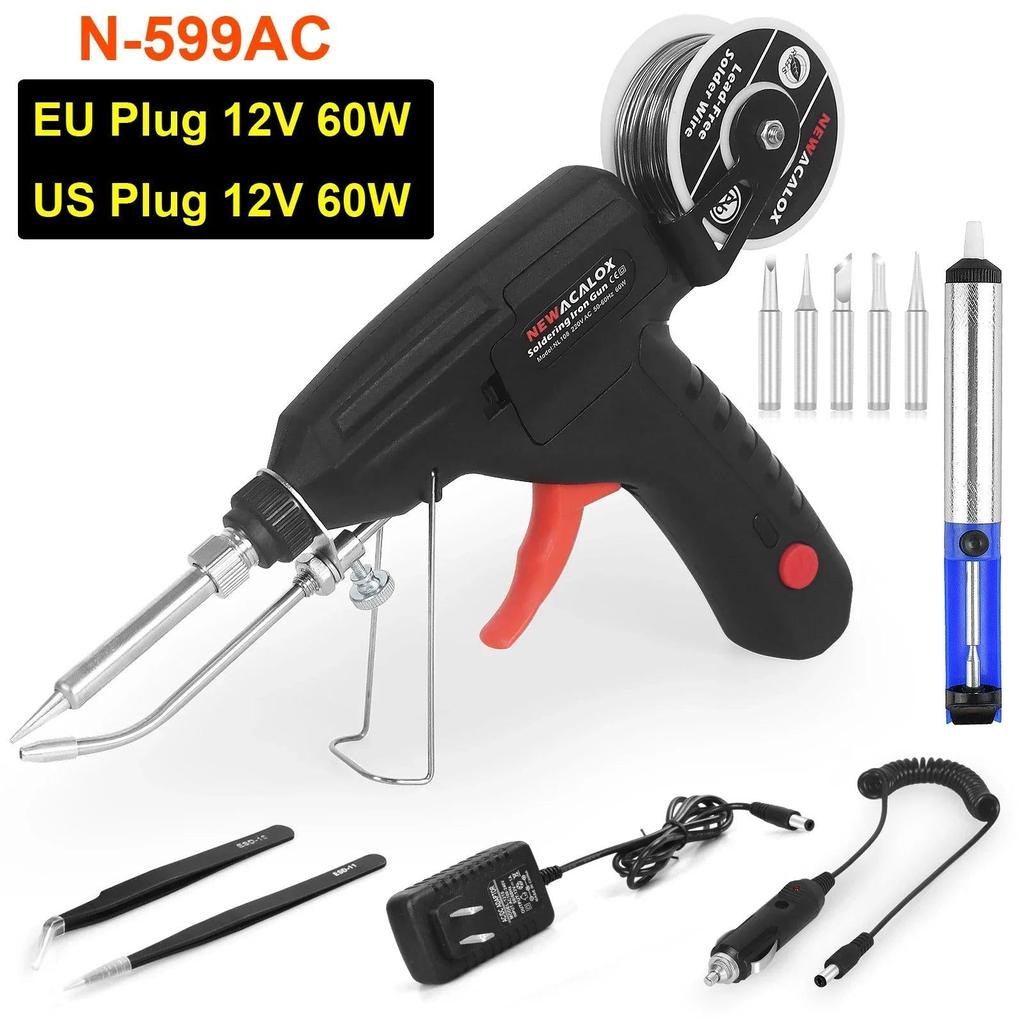 Automatic Tin Feed Handheld Soldering Gun 60W by HitMyNeed