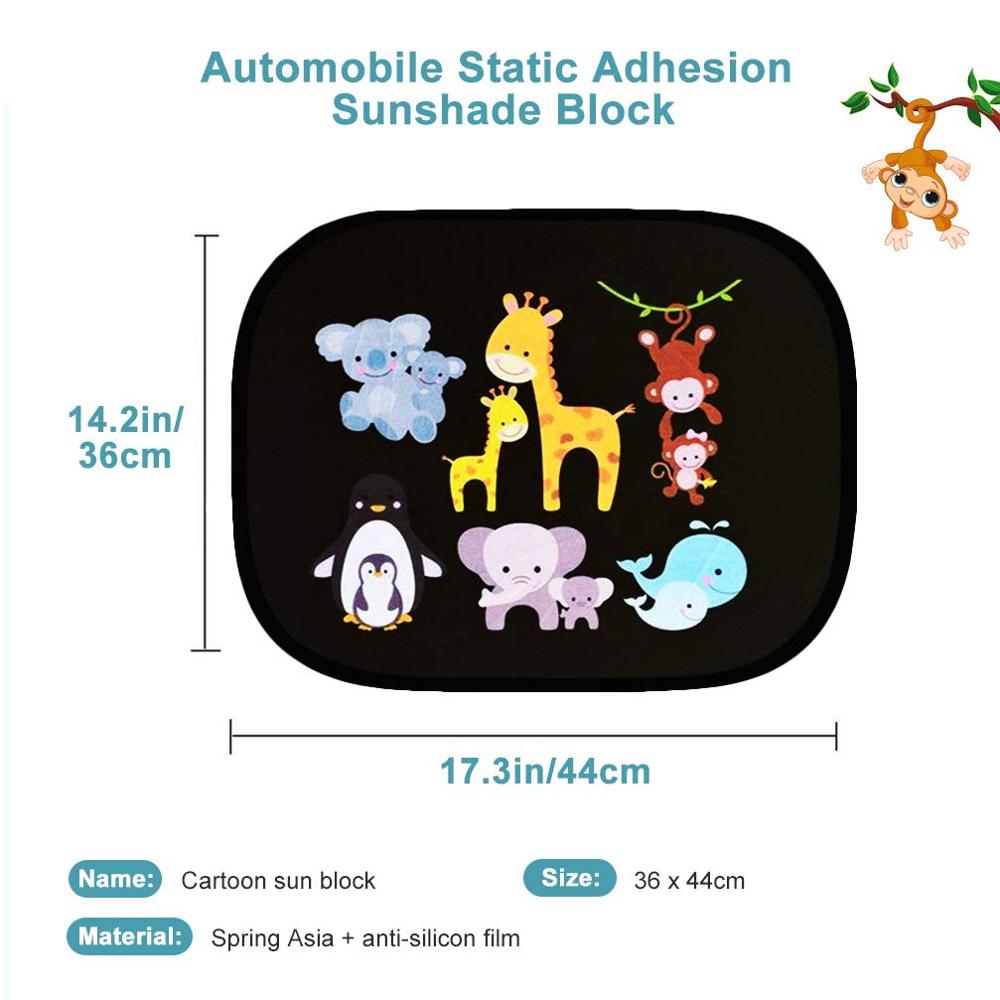 Baby Car Sun Shades (2-Pack) UV Protection by HitMyNeed