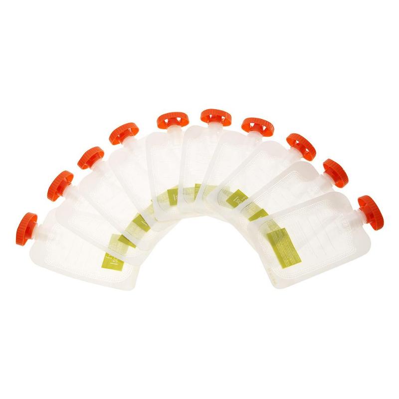 Baby Food Squeezer with Reusable Food Pouches by HitMyNeed