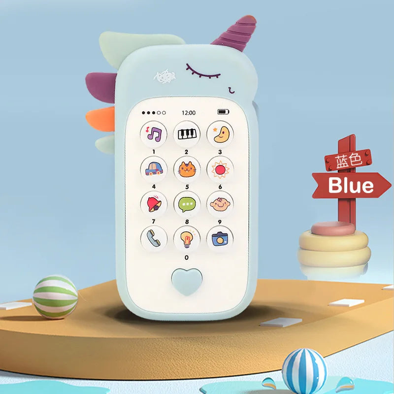 Baby Phone Toy with Music, Lights & Teether by HitMyNeed