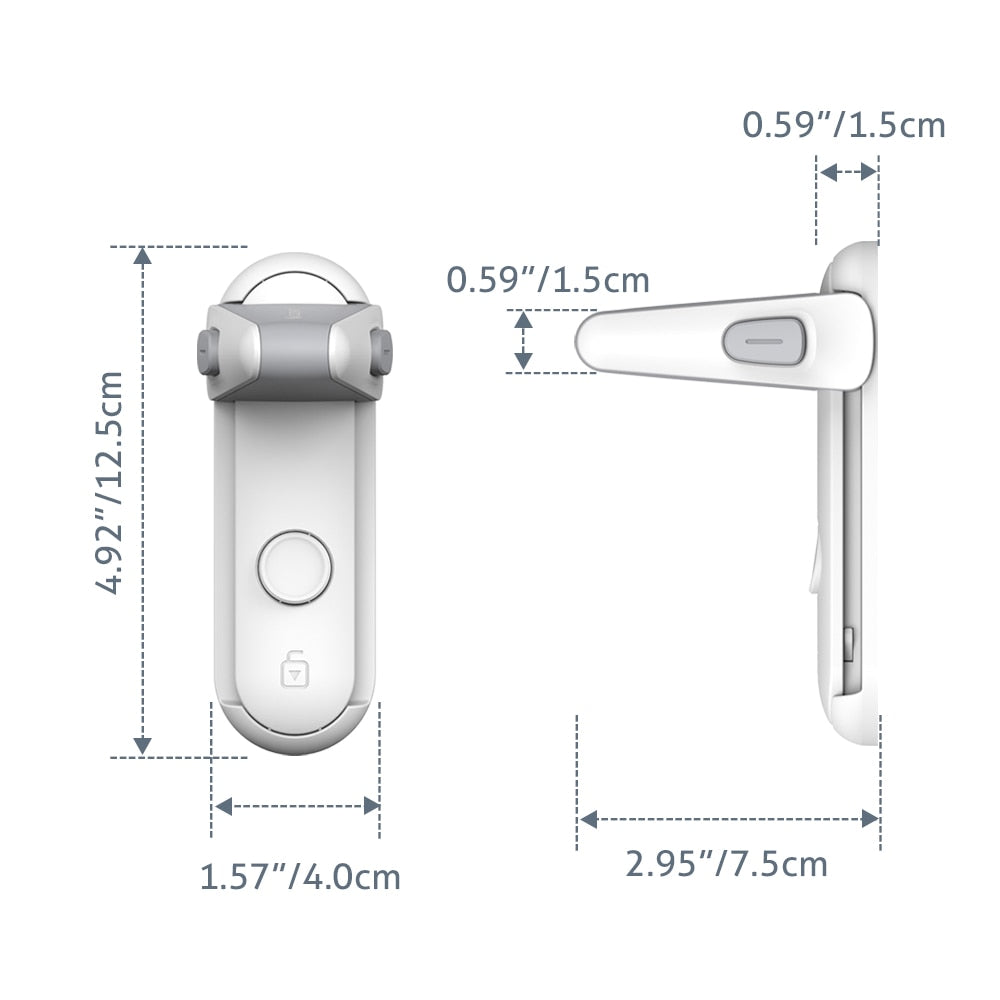 Baby Safe Door Lever Lock Childproof Handle Guard by HitMyNeed