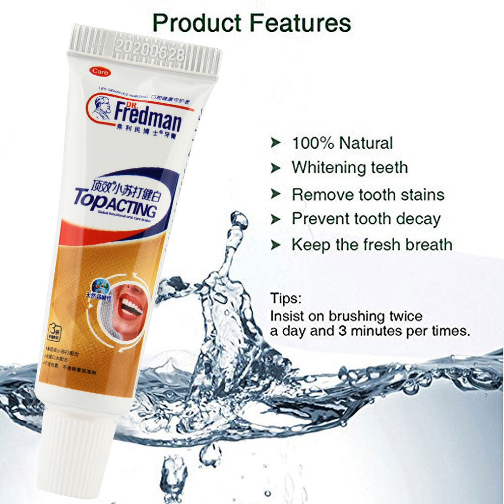 Baking Soda Teeth Whitening Toothpaste 20g by HitMyNeed