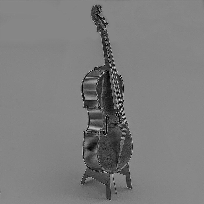 Bass Cello 3D Metal DIY Model Puzzle for Adults by HitMyNeed