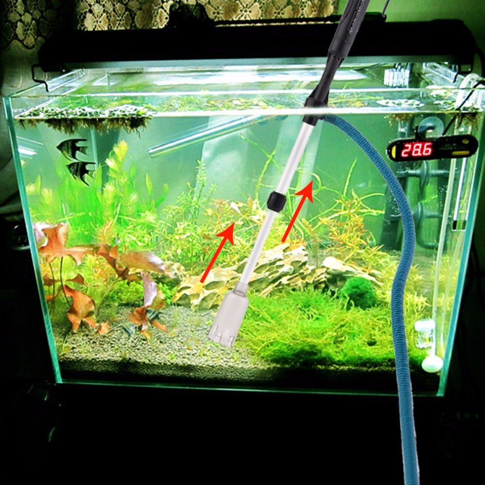 Battery-Powered Gravel Vacuum for Aquariums by HitMyNeed