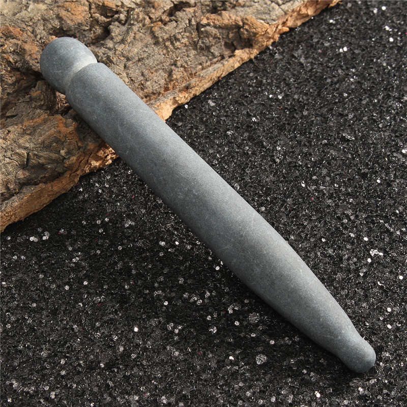Black Natural Bian Stone Gua Sha Massage Stick by HitMyNeed