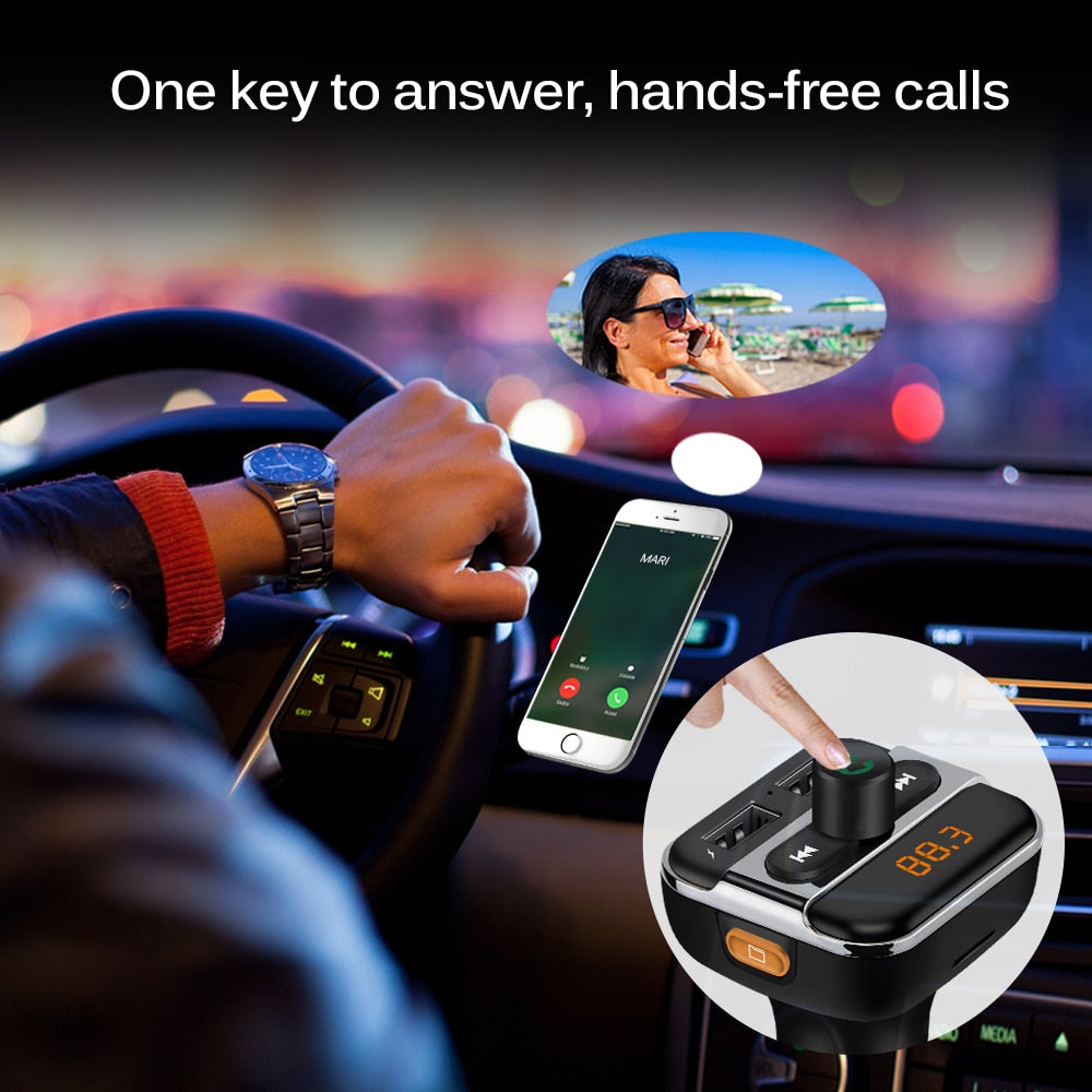 Bluetooth FM Transmitter MP3 Player Car Kit Charger by HitMyNeed