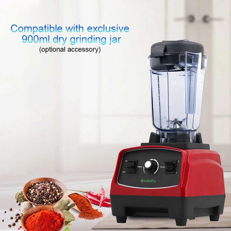 BPA-Free 2200W Commercial Blender 2L, 3HP Motor by HitMyNeed