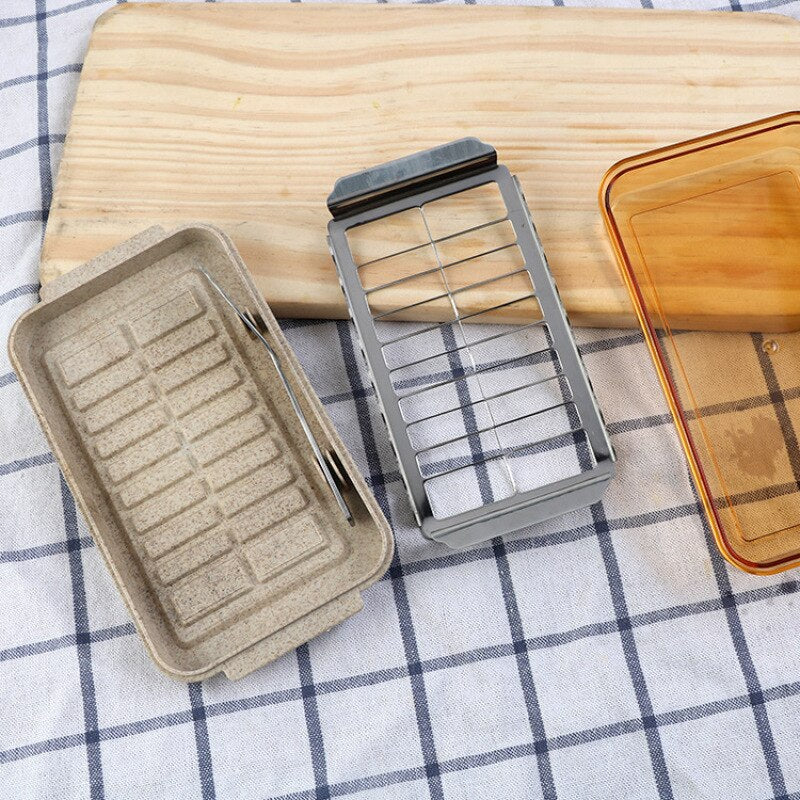 Butter Case with Stainless Steel Cutter by HitMyNeed