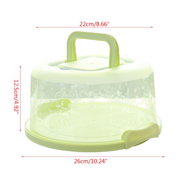 Cake Holder with Locking Lid Dessert Storage Box by HitMyNeed