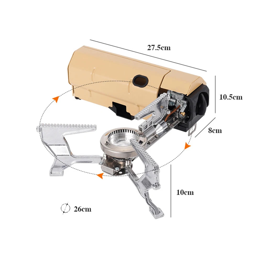 Camping Cassette Stove 2670W Portable Folding Gas Stove by HitMyNeed