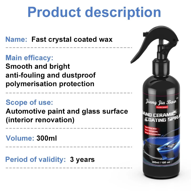 Car Ceramic Nano Coating Kit 300ml by HitMyNeed