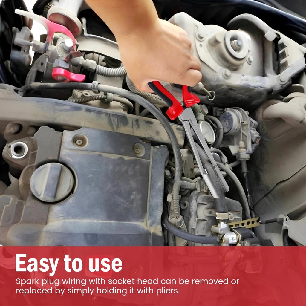 Car Spark Plug Wire Removal Pliers Carbon Steel 27.5cm by HitMyNeed