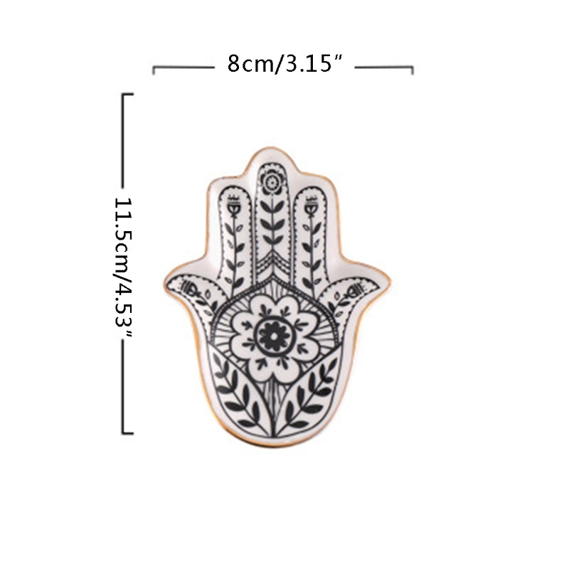 Ceramic Hand Trinket Dish for Jewelry & Keys by HitMyNeed