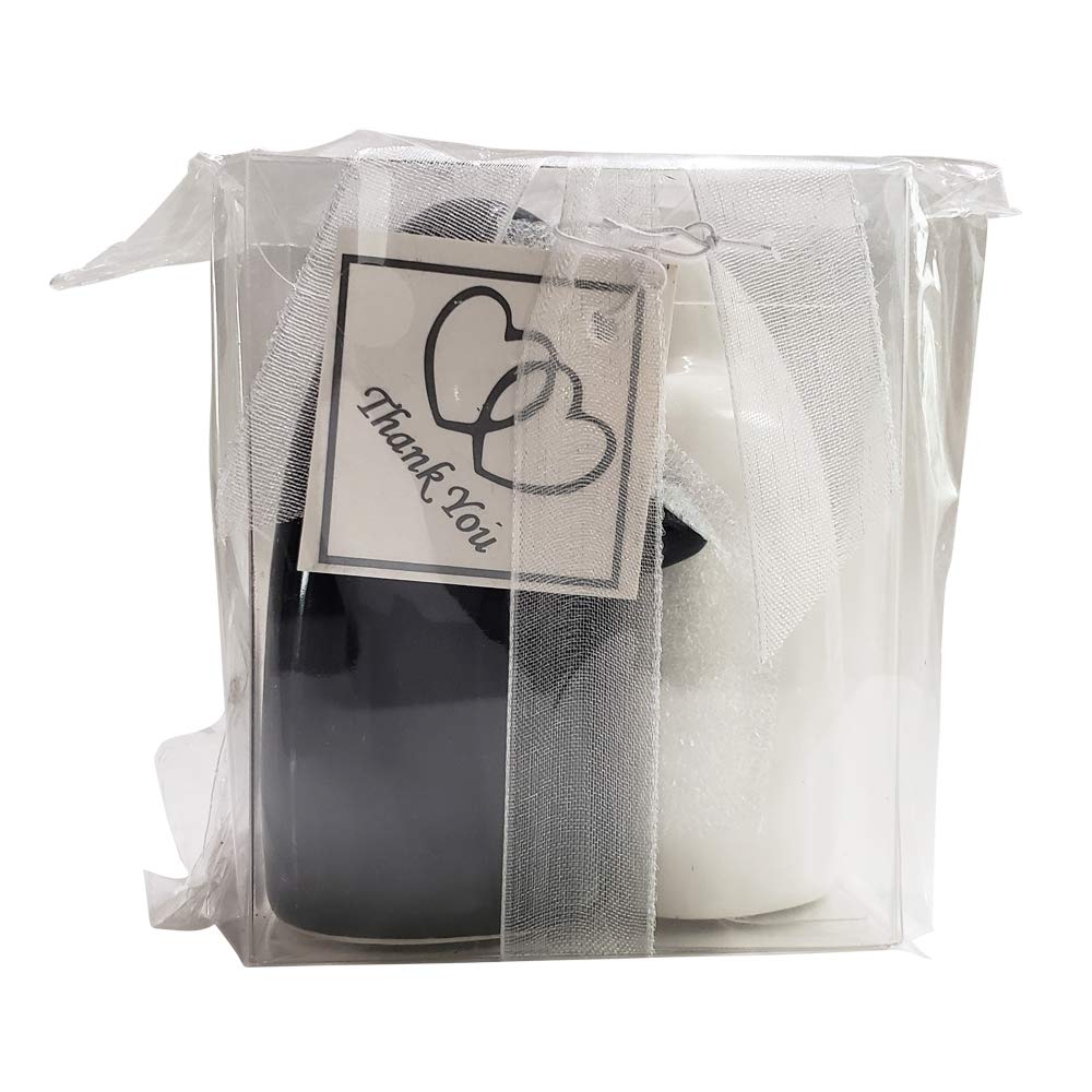 Ceramic Hugging Salt and Pepper Shakers Set by HitMyNeed