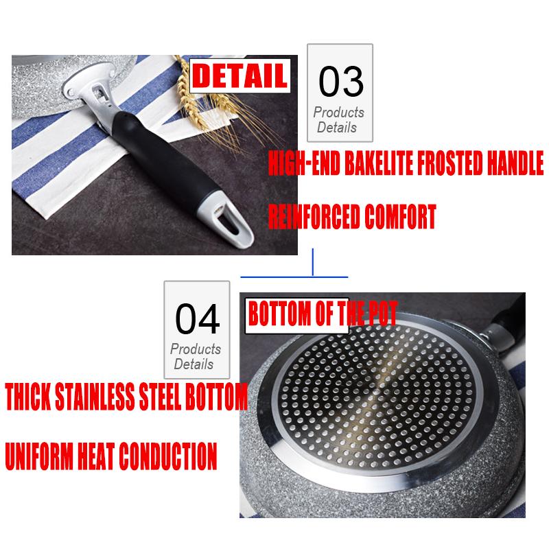 Ceramic Non-Stick Frying Pan with Ergonomic Handle by HitMyNeed
