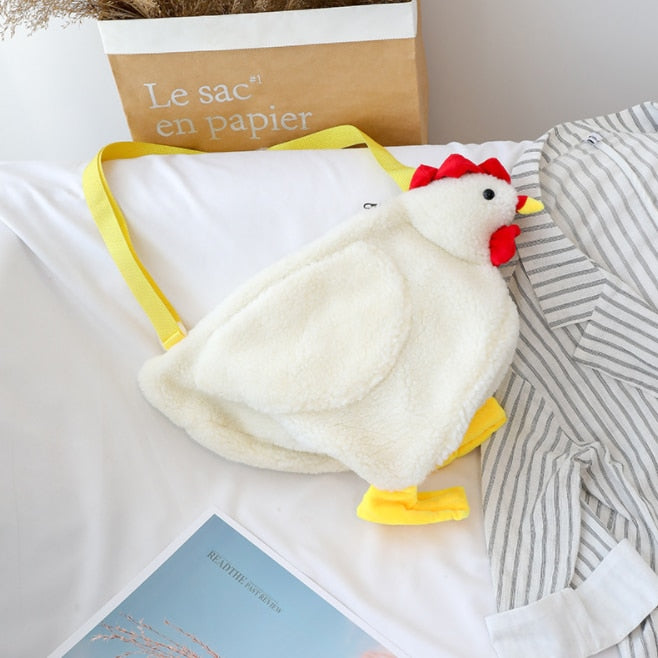 Chicken Plush Sling Bag Crossbody by HitMyNeed