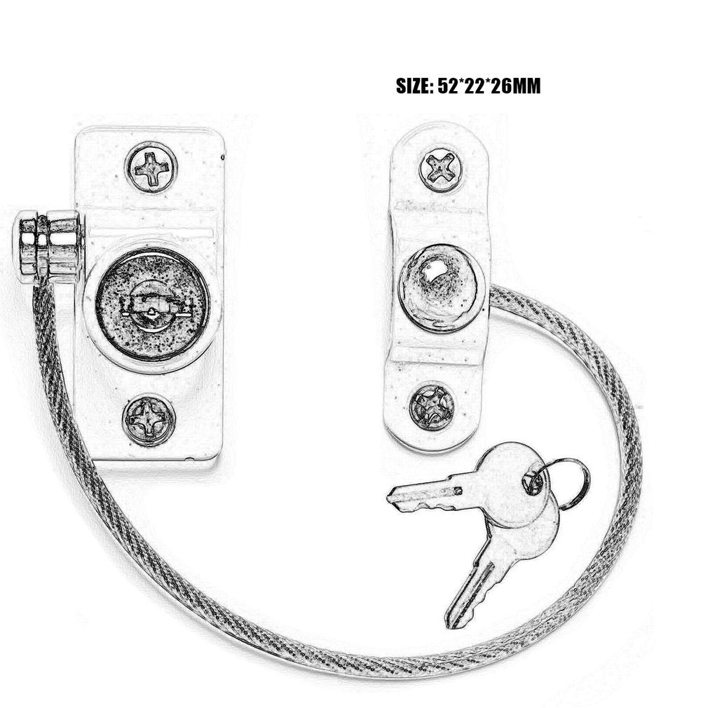 Child Safety Lock for Windows & Sliding Doors (2 Pack) by HitMyNeed