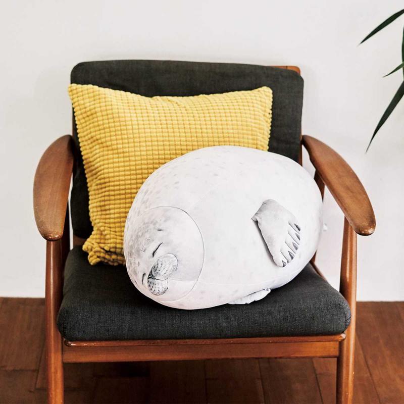 Chubby Blob Seal Plush Toy by HitMyNeed