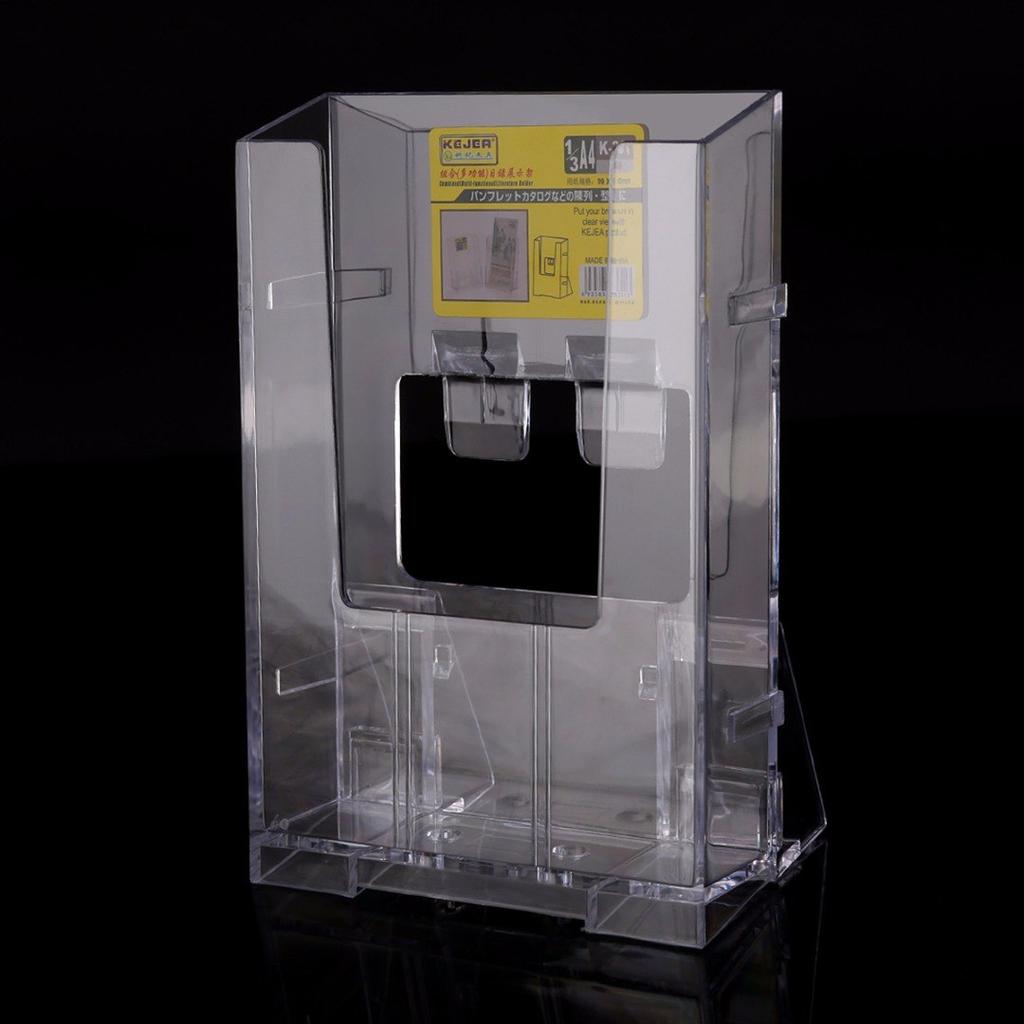 Clear Acrylic Brochure Holder Pamphlet Stand by HitMyNeed