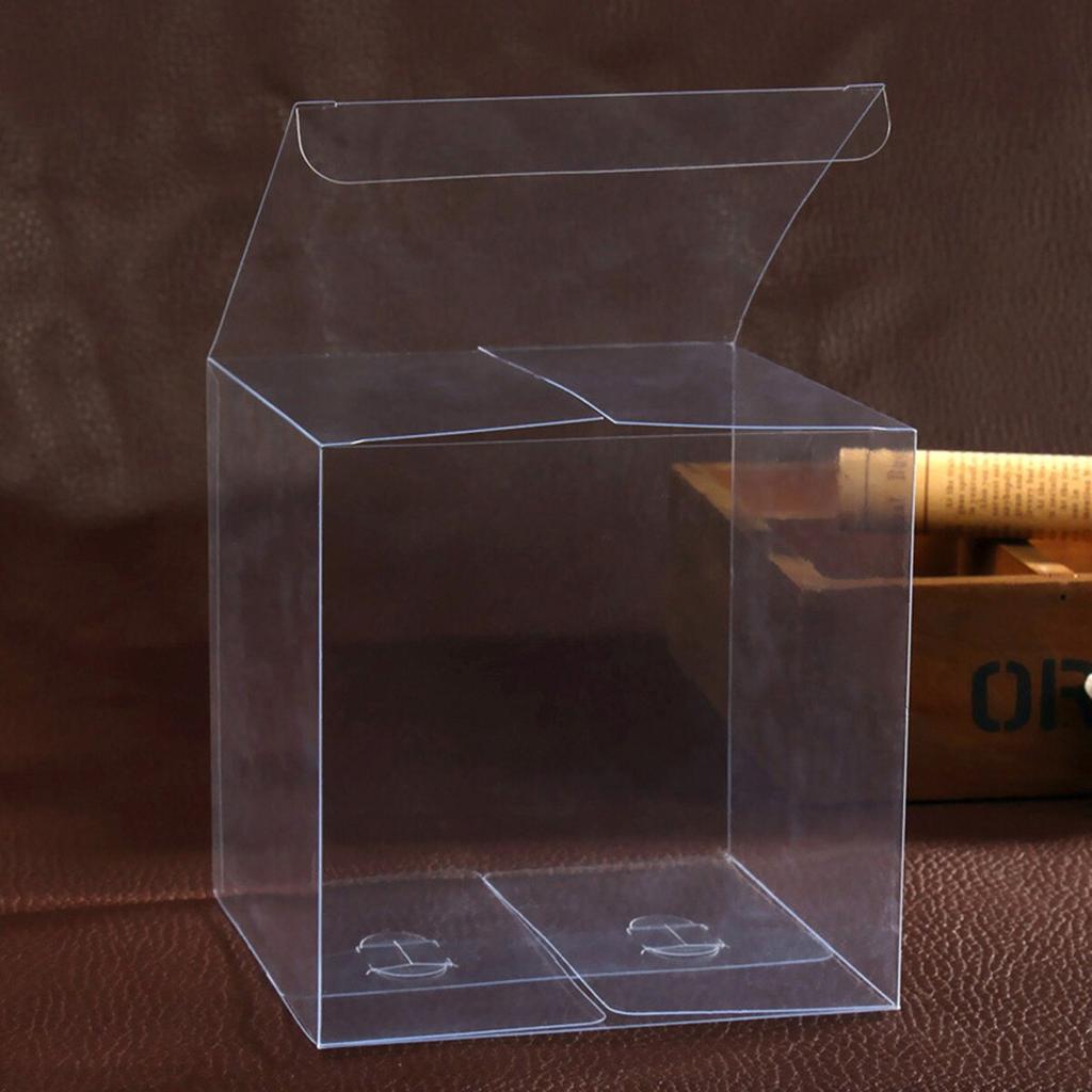 Clear Plastic Gift Boxes 5cm (Pack of 50) by HitMyNeed