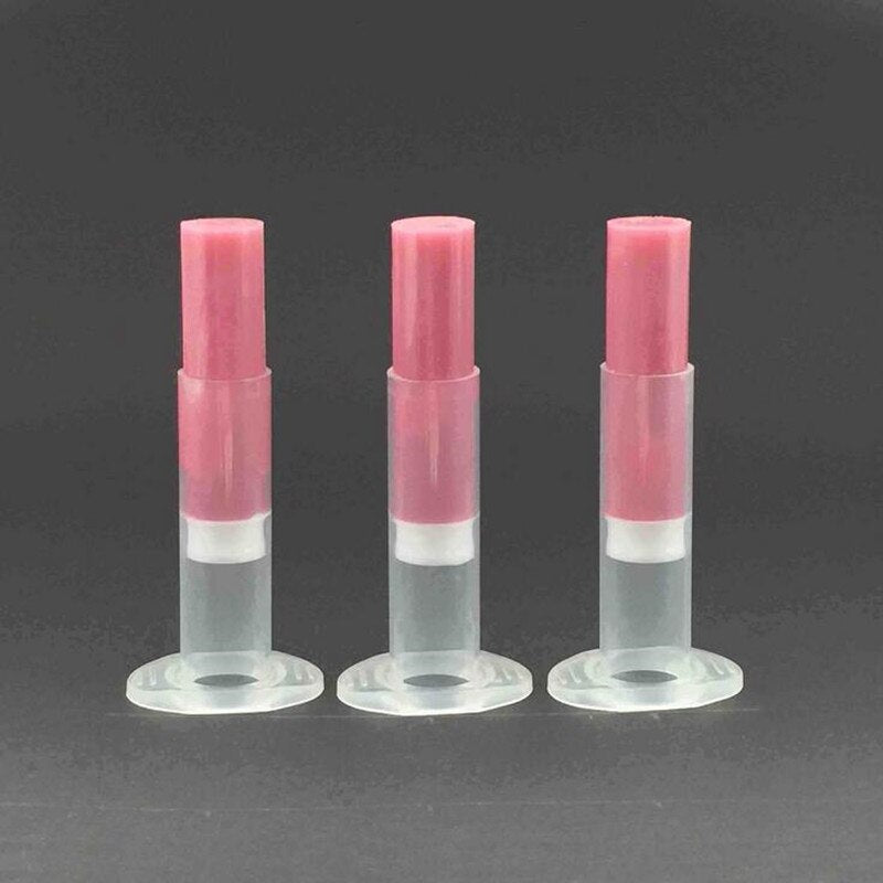 Clear Plastic Lipstick Molds Set (3 Pieces) by HitMyNeed