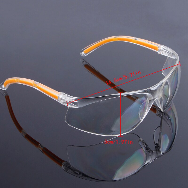 Clear Protective Safety Glasses Anti-Scratch Eyewear by HitMyNeed