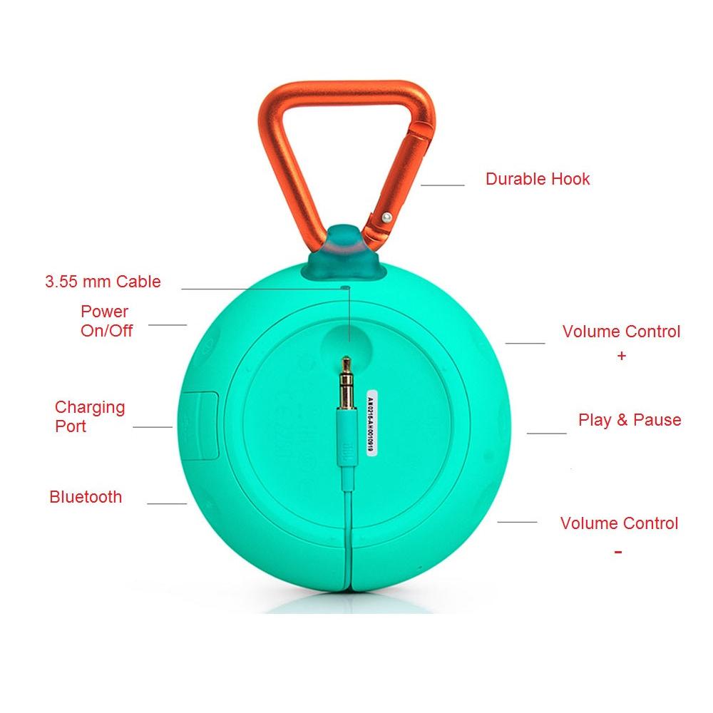 Clip On Waterproof Outdoor Bluetooth Speaker by HitMyNeed