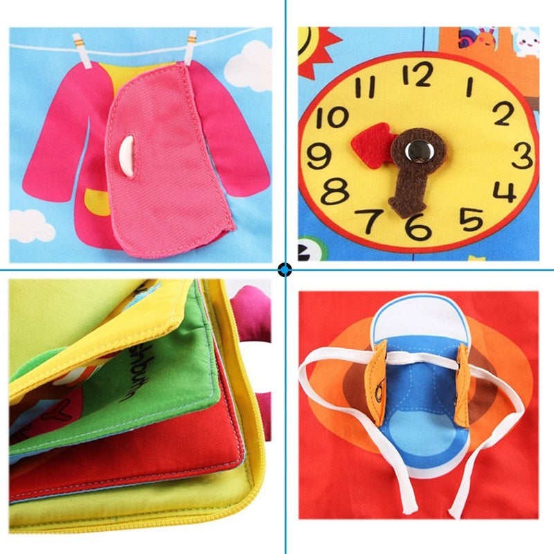 Cloth Soft Activity Book for Toddlers by HitMyNeed