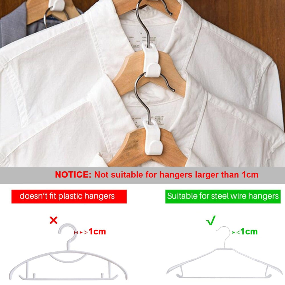 Clothes Hanger Connector Hooks (Set of 12) by HitMyNeed