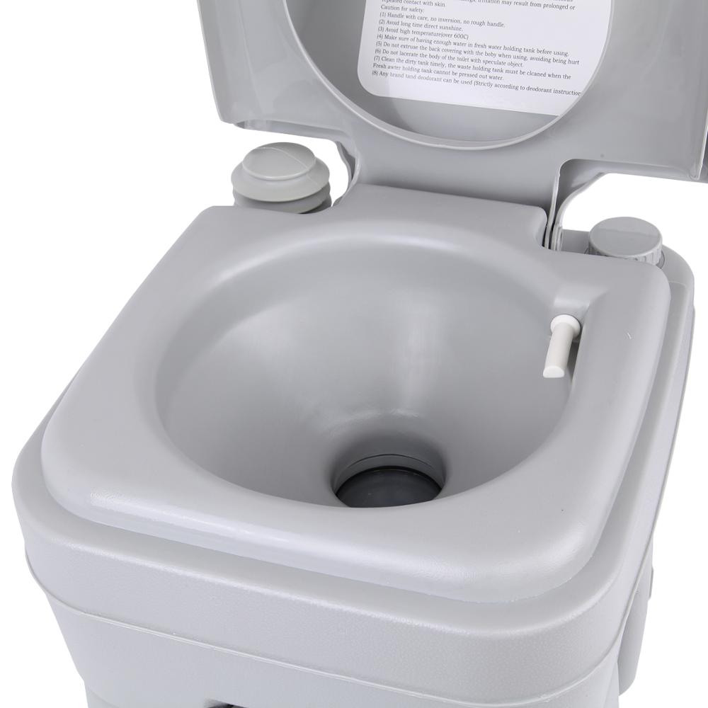 Compact Portable Camping Toilet with 22L Tank by HitMyNeed