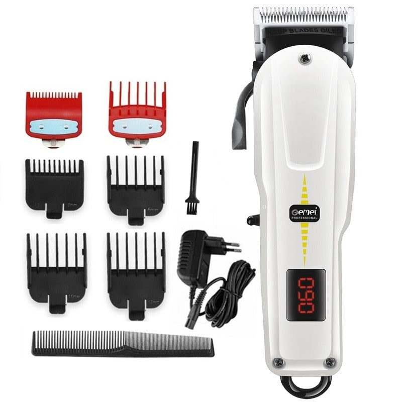 Cordless Hair Trimmer with 6 Guide Combs by HitMyNeed