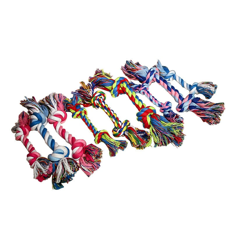Cotton Dog Rope Chew Toy for Dental Health by HitMyNeed