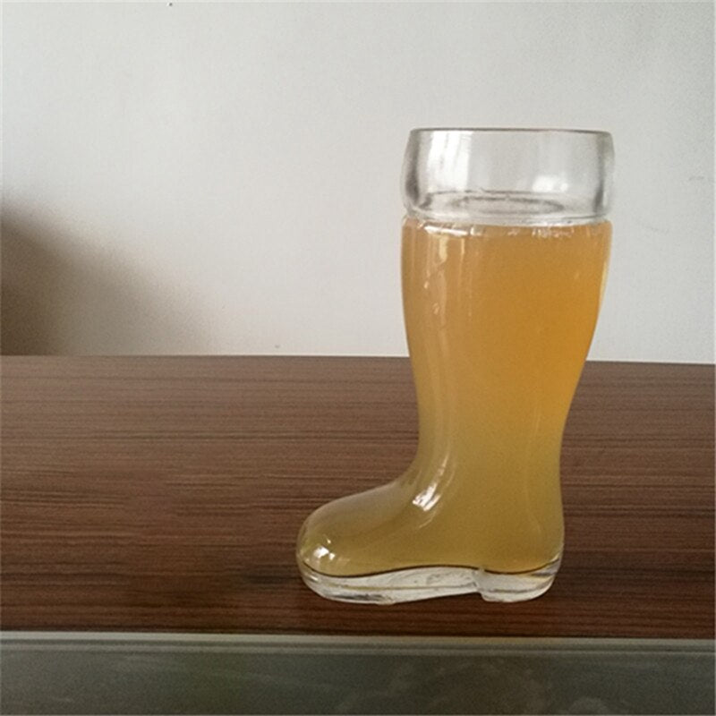 Cowboy Boot Beer Glass Mug 580ml by HitMyNeed