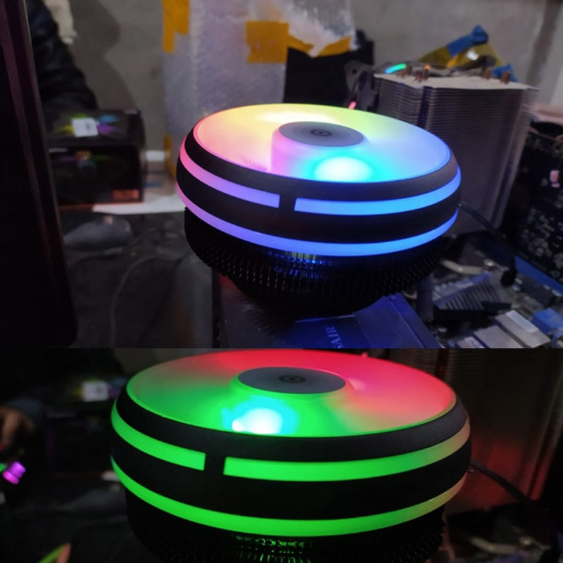 CPU Air Cooler with 120mm LED Fan, 150W TDP by HitMyNeed