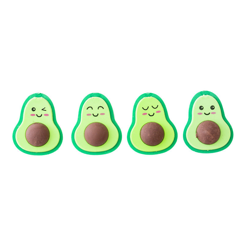 Cute Avocado Eraser for Kids and School by HitMyNeed
