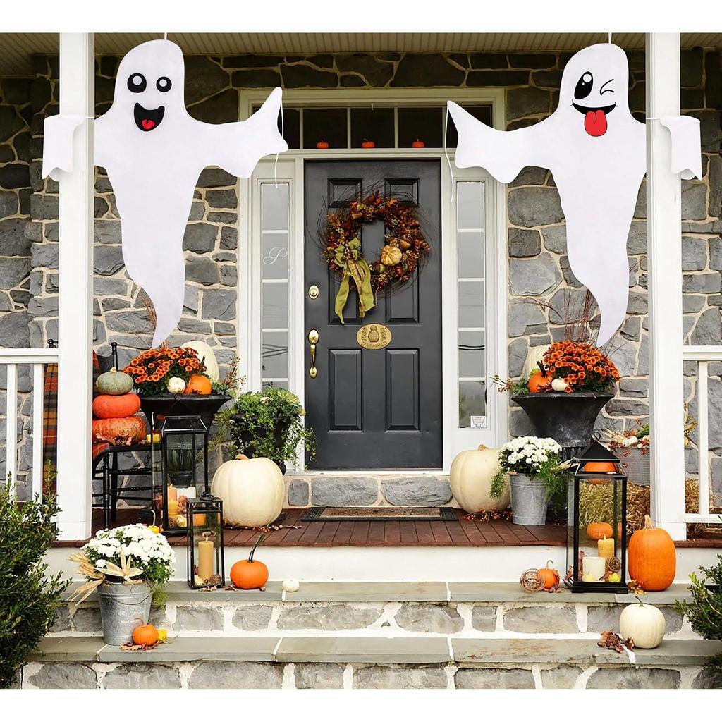 Cute LED Halloween Hanging Ghost Decoration by HitMyNeed