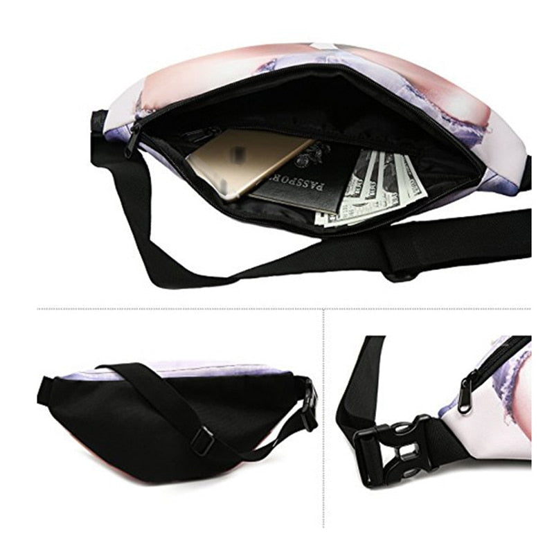 Dad Bod Hairy Belly Fanny Pack Waist Bag by HitMyNeed