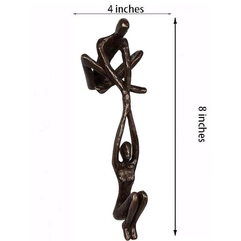 Dancing Couple Man Lifting Woman Resin Sculpture by HitMyNeed