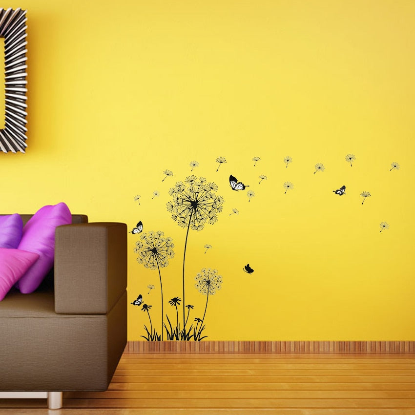 Dandelion Wall Sticker 60x90cm PVC Room Décor by HitMyNeed