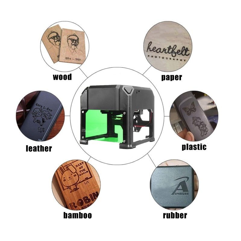 Desktop Laser Engraver Etching Machine 1.3kg by HitMyNeed