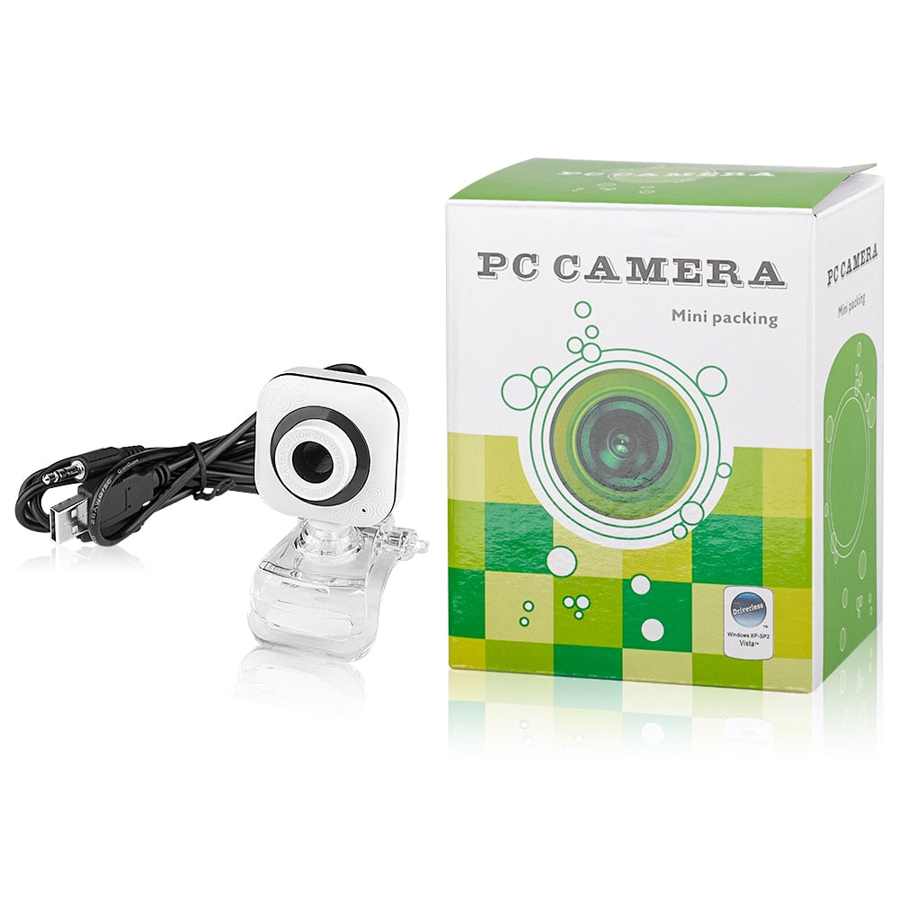 Desktop Webcam with Built-In Microphone 480p USB by HitMyNeed