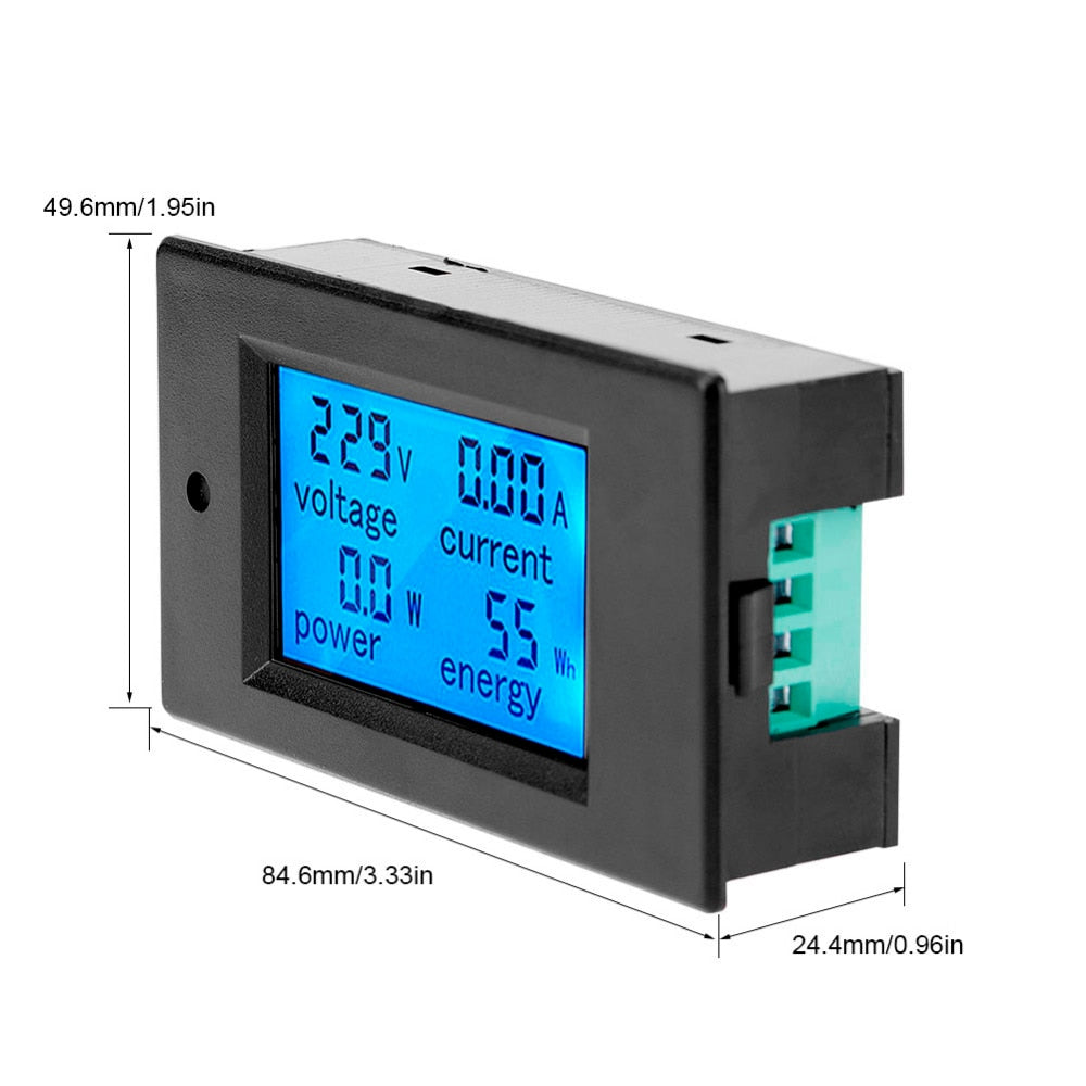 Digital AC Power Meter with LCD Display 100A by HitMyNeed