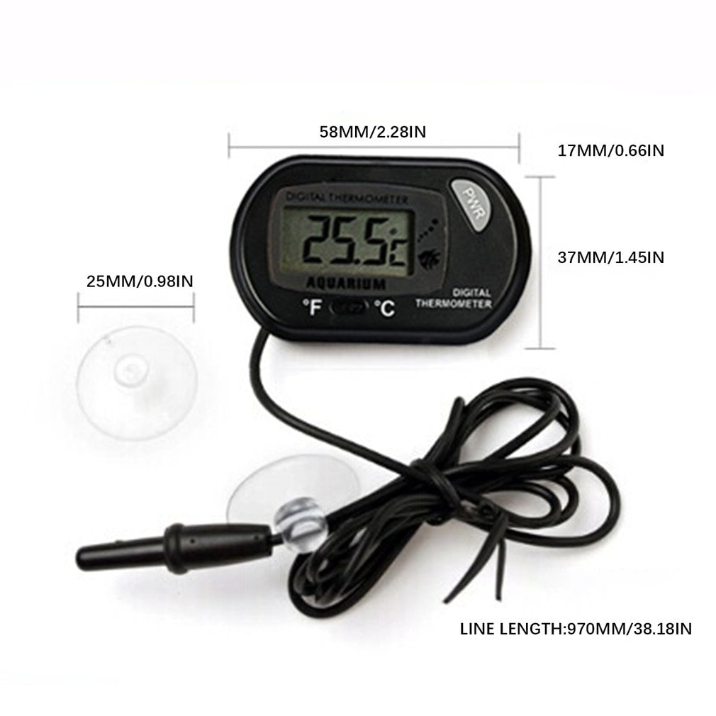 Digital Aquarium Thermometer with Probe and LCD by HitMyNeed
