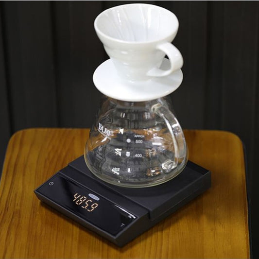 Digital Coffee Scale with Timer and Bluetooth, 2kg by HitMyNeed