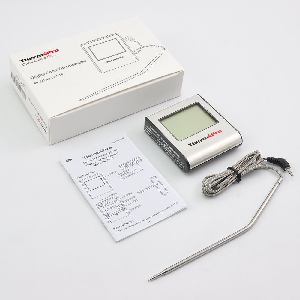 Digital Cooking Thermometer with Timer and Probe by HitMyNeed