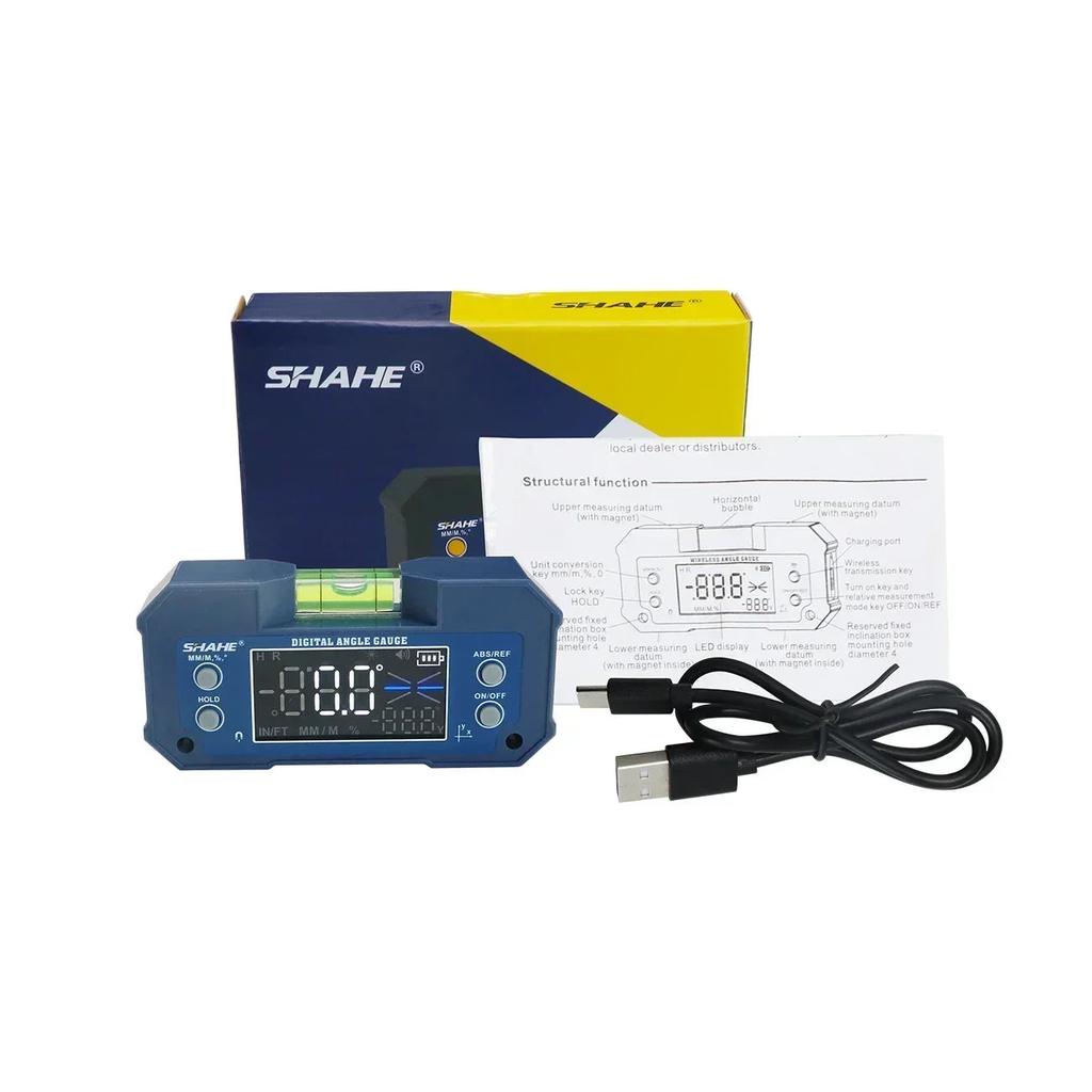 Digital Dual-Axis Inclinometer Rechargeable Angle Gauge by HitMyNeed